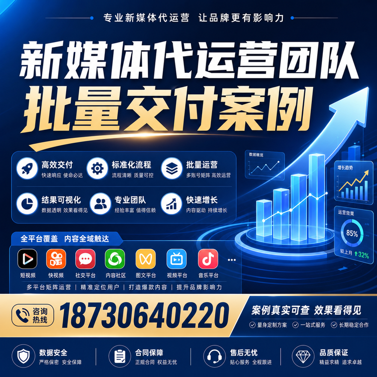 南京代运营公司多客户账号批量高效交付案例